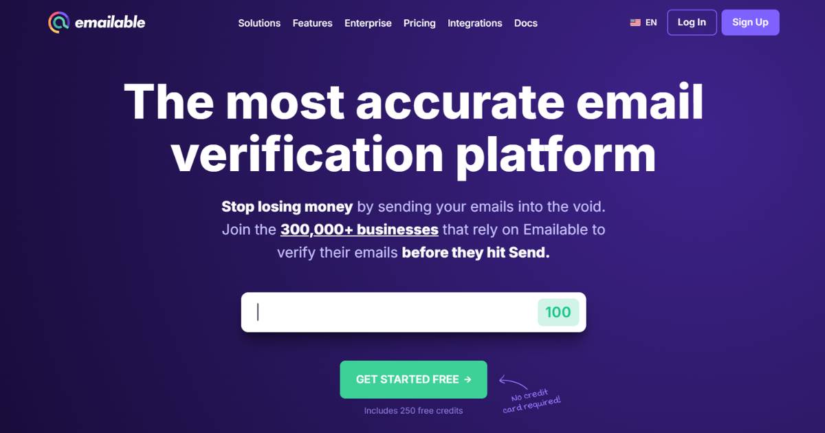 Emailable email validation checker comparison image