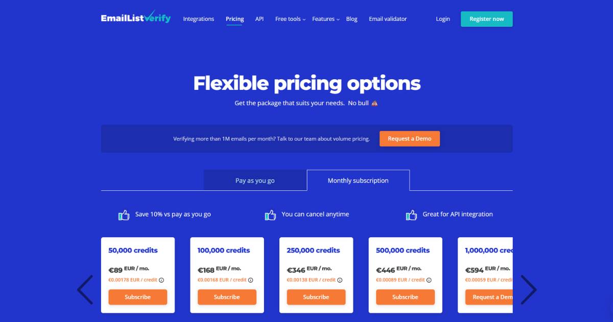EmailListVerify email validation checker comparison image